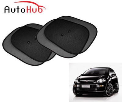 Auto Hub Side Window Sun Shade For Fiat Punto Evo(Black)