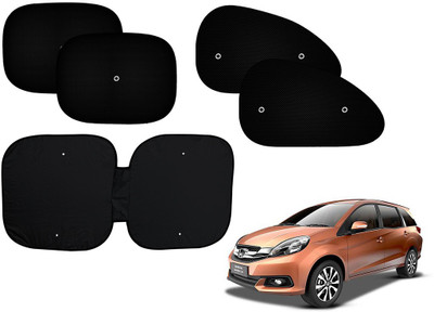 AUTO PEARL Side Window, Rear Window Sun Shade For Honda Mobilio(Black)