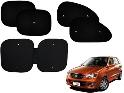 AUTO PEARL Side Window, Rear Window Sun Shade For Maruti Suzuki Alto K10(Black)