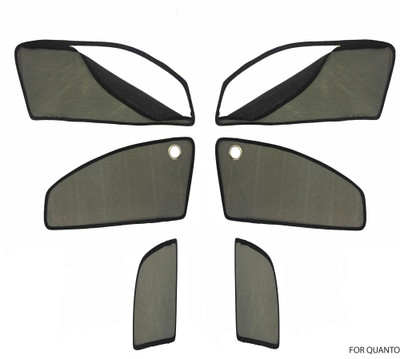 

MAGNET Side Window Sun Shade For Mahindra Quanto(Black)