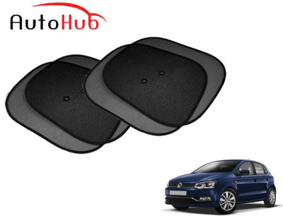 Auto Hub Side Window Sun Shade For Volkswagen Polo(Black)