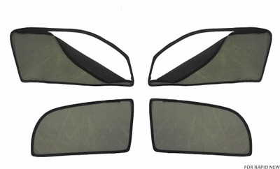 

MAGNET Side Window Sun Shade For Skoda Rapid(Black)