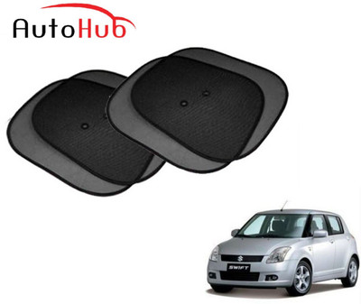 Auto Hub Side Window Sun Shade For Maruti Suzuki Swift(Black)