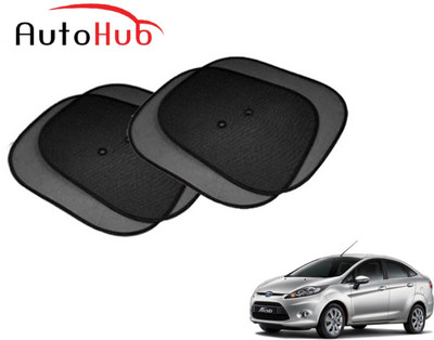 Auto Hub Side Window Sun Shade For Ford New Fiesta(Black)