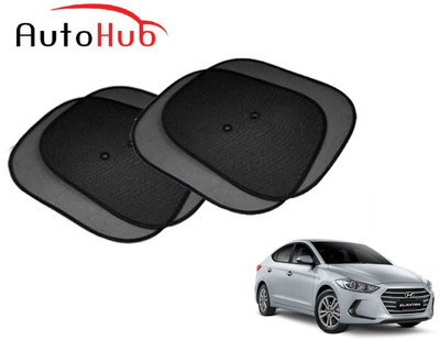 Auto Hub Side Window Sun Shade For Hyundai Elantra(Black)