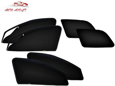 AuTO ADDiCT Side Window, Rear Window Sun Shade For Toyota Innova(Black)
