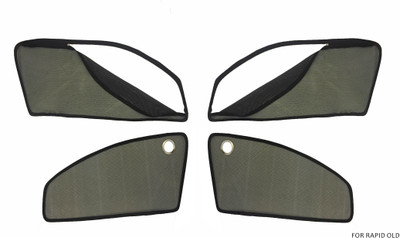 

MAGNET Side Window Sun Shade For Skoda Rapid(Black)