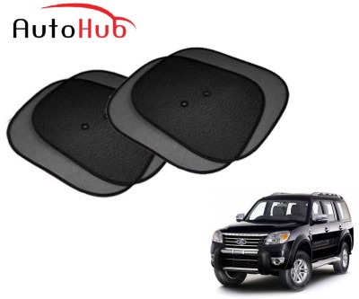 Auto Hub Side Window Sun Shade For Ford Endeavour(Black)