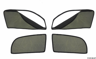 

Curtain Kings Side Window Sun Shade For Chevrolet Beat(Black)