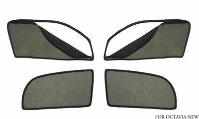 

MAGNET Side Window Sun Shade For Skoda Octavia(Black)