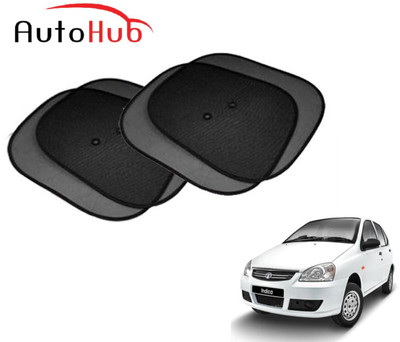Auto Hub Side Window Sun Shade For Tata Indica(Black)