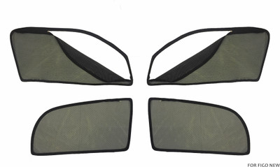 

MAGNET Side Window Sun Shade For Ford Figo(Black)