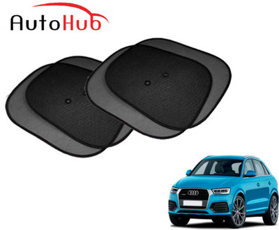 Auto Hub Side Window Sun Shade For Audi Q3(Black)