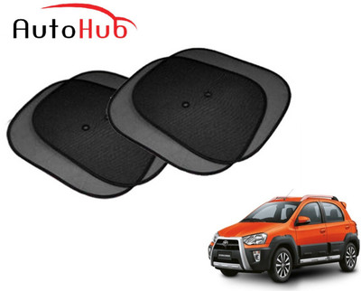 Auto Hub Side Window Sun Shade For Toyota Etios Cross(Black)