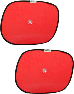

Motor Duniya Side Window, Sun Roof, Rear Window Sun Shade For Universal For Car Universal For Car(Red)