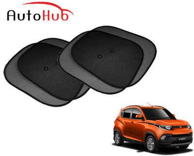 Auto Hub Side Window Sun Shade For Mahindra KUV 100(Black)