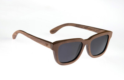 

Wood Works Inc. Rectangular Sunglasses(Black)