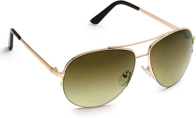 PANACHE Aviator Sunglasses(For Men, Brown)