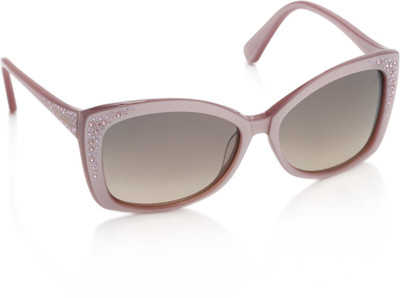 

Swarovski Over-sized Sunglasses(Grey, Brown