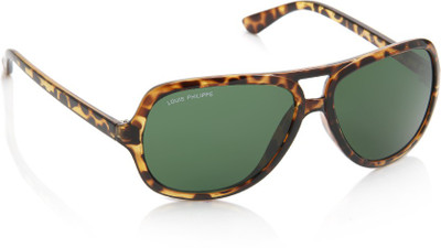 LOUIS PHILIPPE Aviator Sunglasses(For Men & Women, Blue)