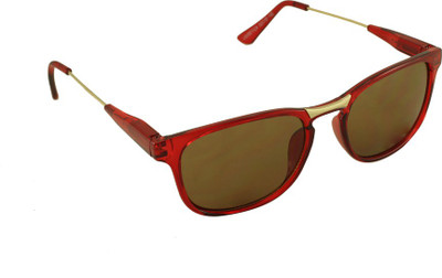 

Fluxx Rectangular Sunglasses(Brown)