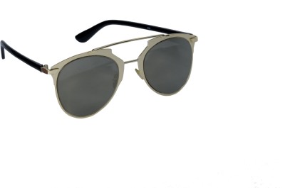 PETER JONES Retro Square Sunglasses(For Women, Grey)
