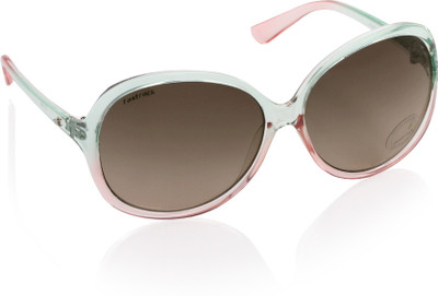 Fastrack Over-sized Sunglasses(For Women, Green, Pink) Fastrack Over-sized Sunglasses(For Women, Green, Pink)