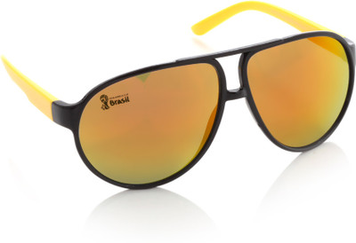 

FIFA Aviator Sunglasses(Orange, Yellow