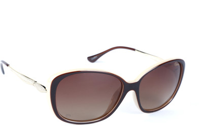 28% OFF on Izarra Oval Sunglasses(Brown)