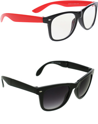 

Vast Combo Of Day & Night Vision Wrap Around Cricket Goggles(Red)