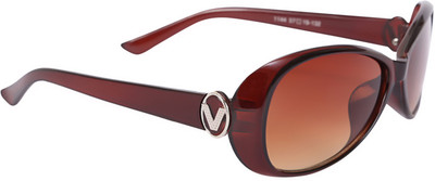 

Camerii Over-sized Sunglasses(Brown
