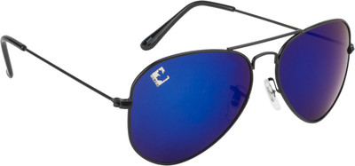 Clark N' Palmer Aviator Sunglasses(For Boys, Blue)