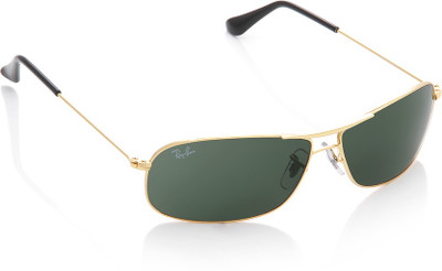 

Ray-Ban Rectangular Sunglasses(Green