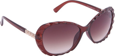 

IDEE Cat-eye Sunglasses(Brown)