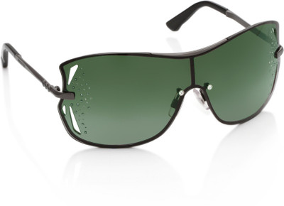 

Swarovski Round Sunglasses(Green