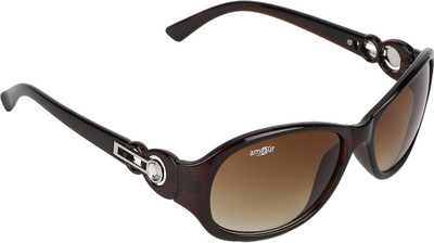 

Amour Oval Sunglasses(Brown