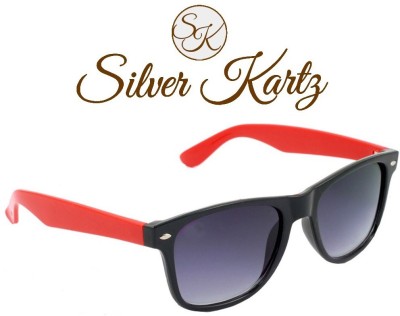 Silver Kartz Wayfarer Sunglasses(For Men, Grey)