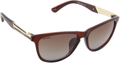 40% OFF on Voyage Oval Sunglasses(Brown)