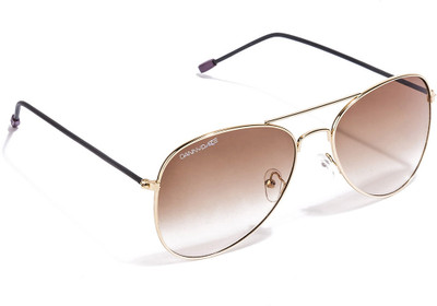 70% OFF on Danny Daze Aviator Sunglasses(Brown)