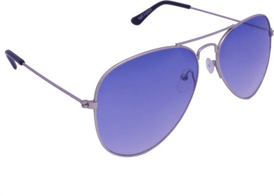 

Beauty & Beast Aviator Sunglasses(Blue)
