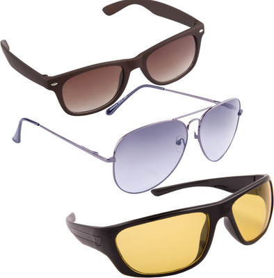 Blackburn Wayfarer, Aviator, Spectacle , Wrap-around Sunglasses(For Boys)