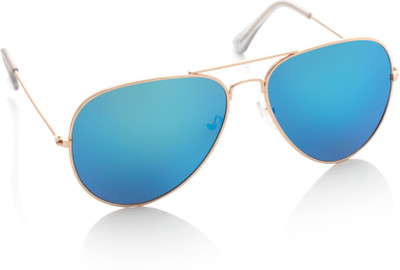 MTV Aviator Sunglasses(For Men & Women, Blue)