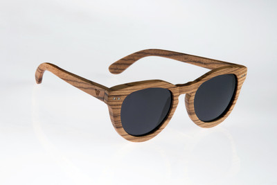 

Wood Works Inc. Round Sunglasses(Black)