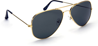 CRIBA Aviator Sunglasses(For Men, Black)