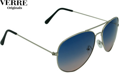 

Verre Aviator Sunglasses(Blue)