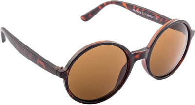 Funky Boys Round Sunglasses(For Men, Brown)