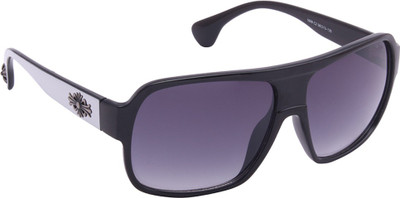 

IDEE Rectangular Sunglasses(Black)