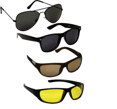 

Verre Aviator, Wayfarer, Wrap-around, Sports Sunglasses(For Boys)