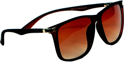 

saifi traders Wayfarer Sunglasses(Brown)