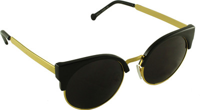 

Fluxx Round Sunglasses(Black)